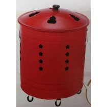 新型铁岗炉 ( 红色)  - Steel Burner (Red)